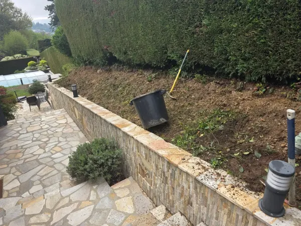 Pose de bâche