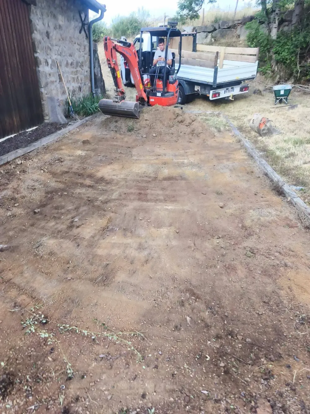 Rénovation d’un terrain de pétanque — vue 3