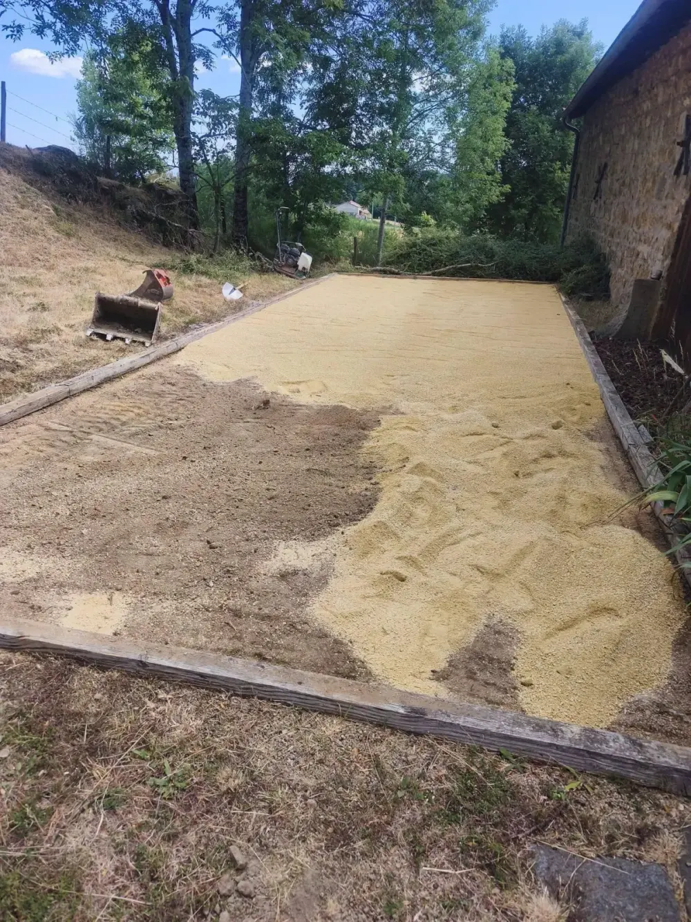 Rénovation d’un terrain de pétanque — vue 4