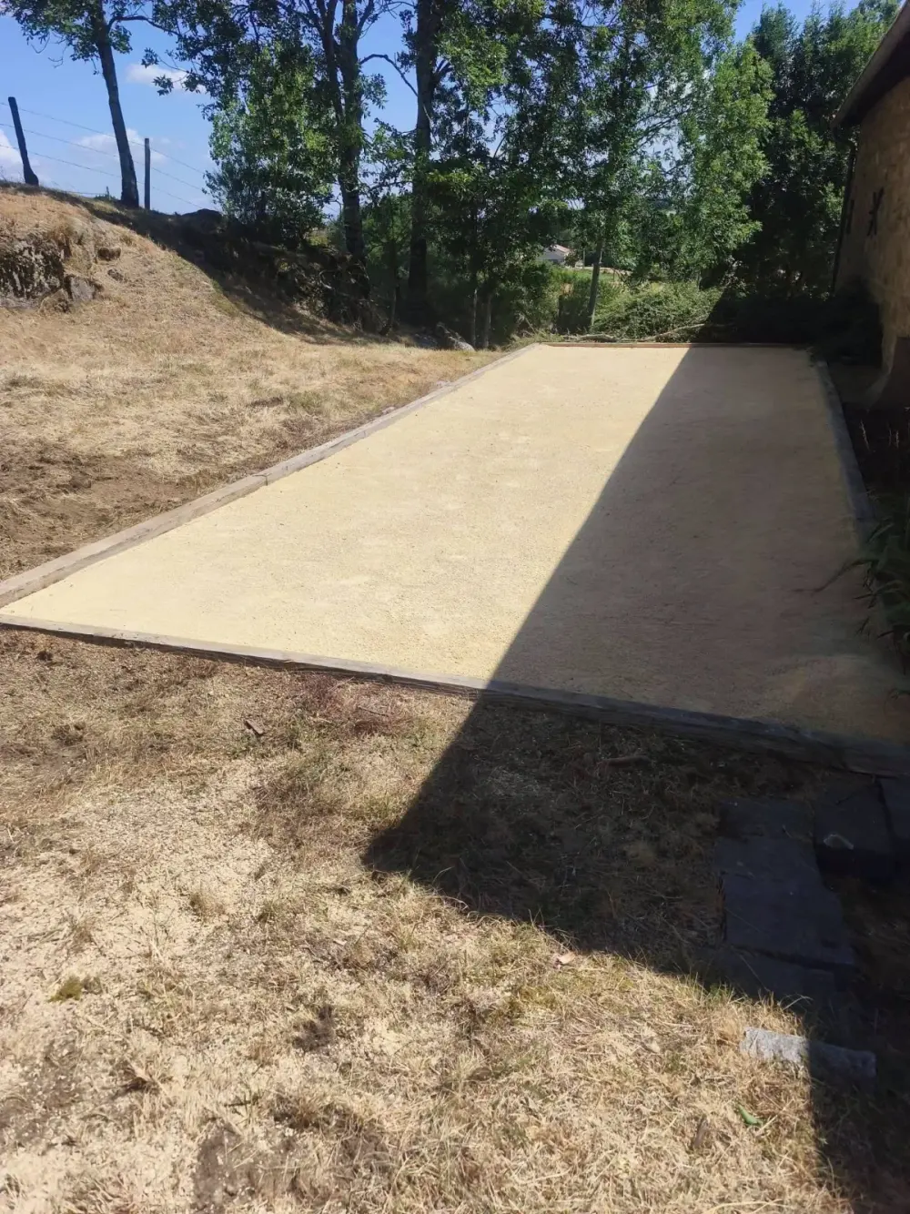 Rénovation d’un terrain de pétanque — vue 5